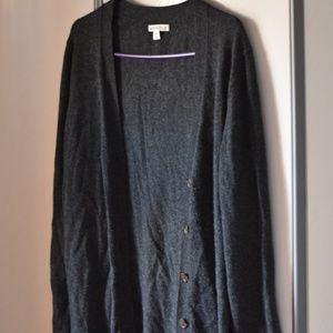 Dark Gray J.crew Cardigan